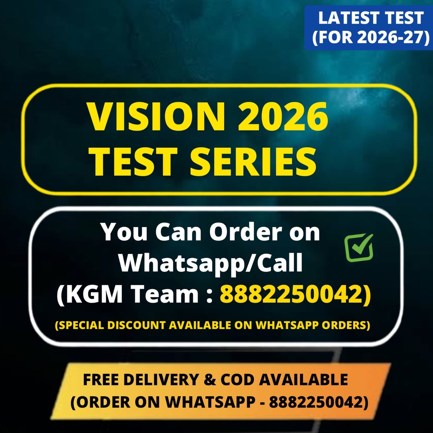 Best UPSC Test Series : Order on WhatsApp/Call (KGM Team : 8882250042)