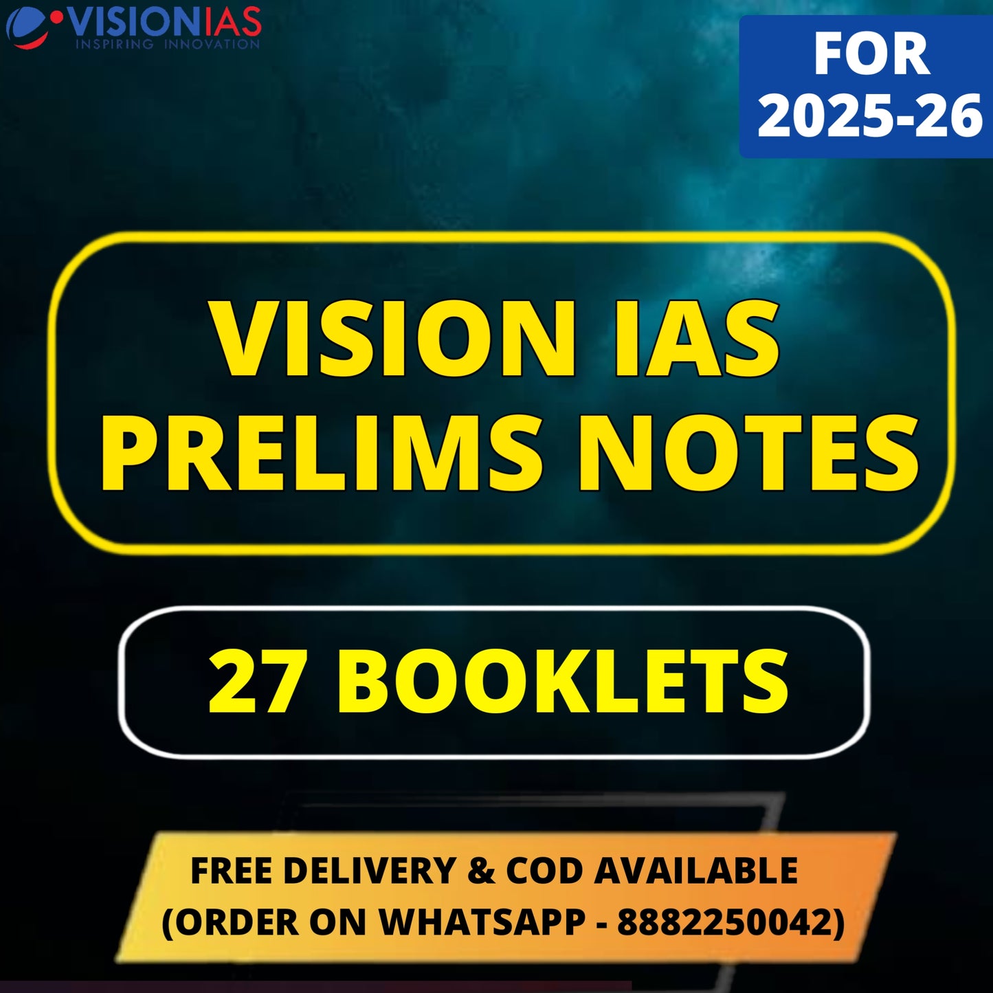 Vision IAS Prelims Notes 2026 | Best UPSC Prelims Notes | 27 Booklets - English Medium