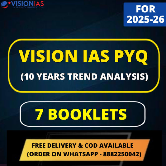 Vision IAS 10 Years Prelims PYQ Trend Analysis (English Medium)