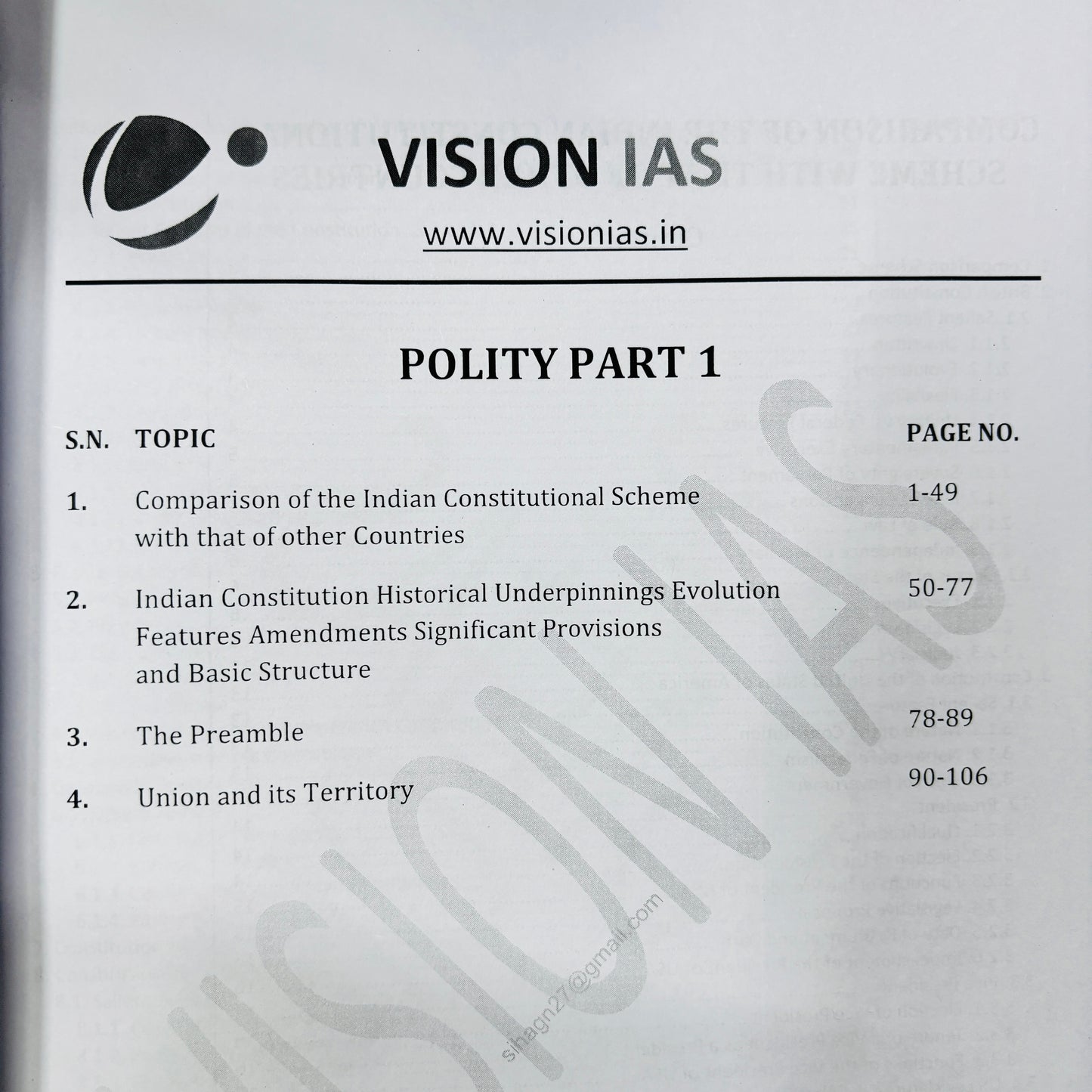 Vision IAS Notes (English) | 43 Booklets