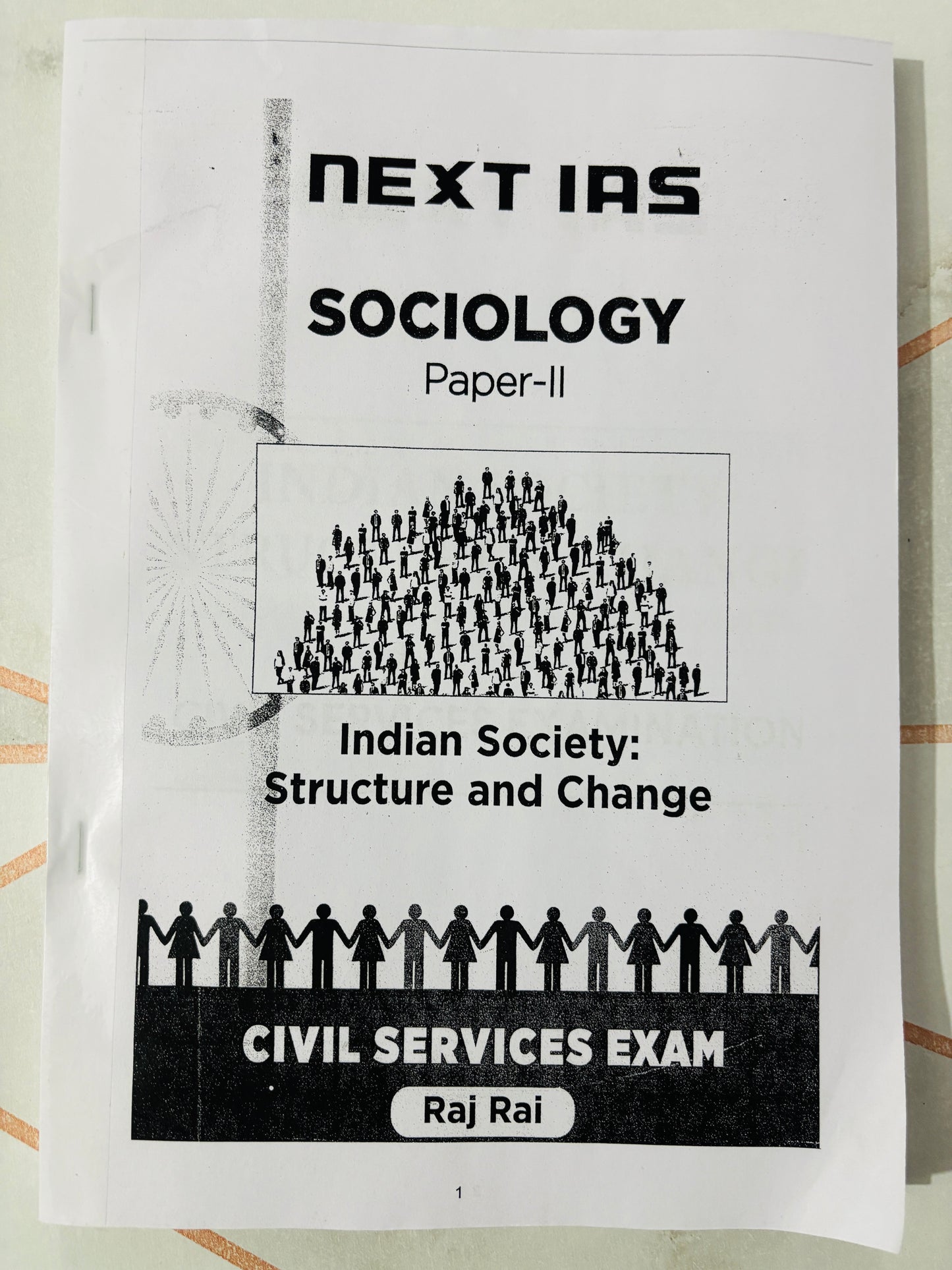 Next IAS Raj Rai Sir Sociology Optional Notes in English | 2 Booklets (Printed)
