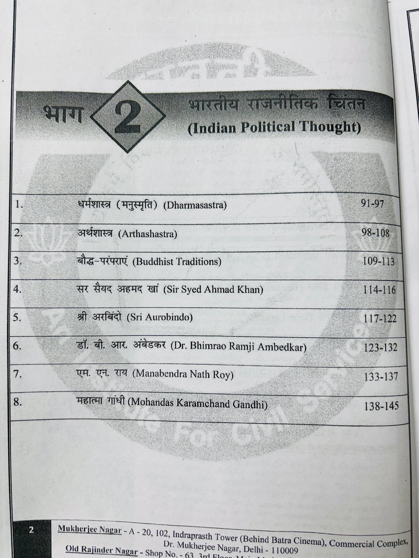 Rajesh Mishra Hindi Medium PSIR Optional PRINTED Notes (6 Booklets)