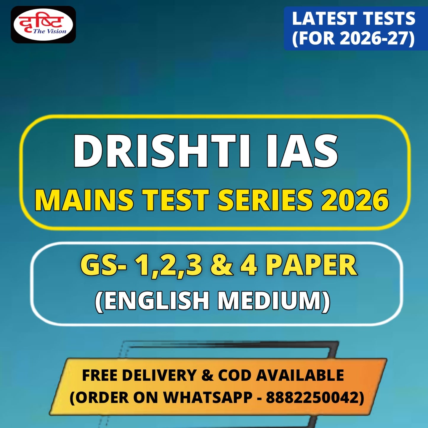 Drishti IAS Mains Test Series 2026 (10 Tests) | Best UPSC Mains Test Series 2026 - English Medium
