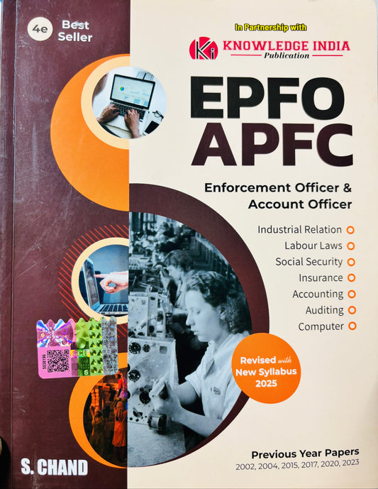 S. Chand EPFO Book - English Medium