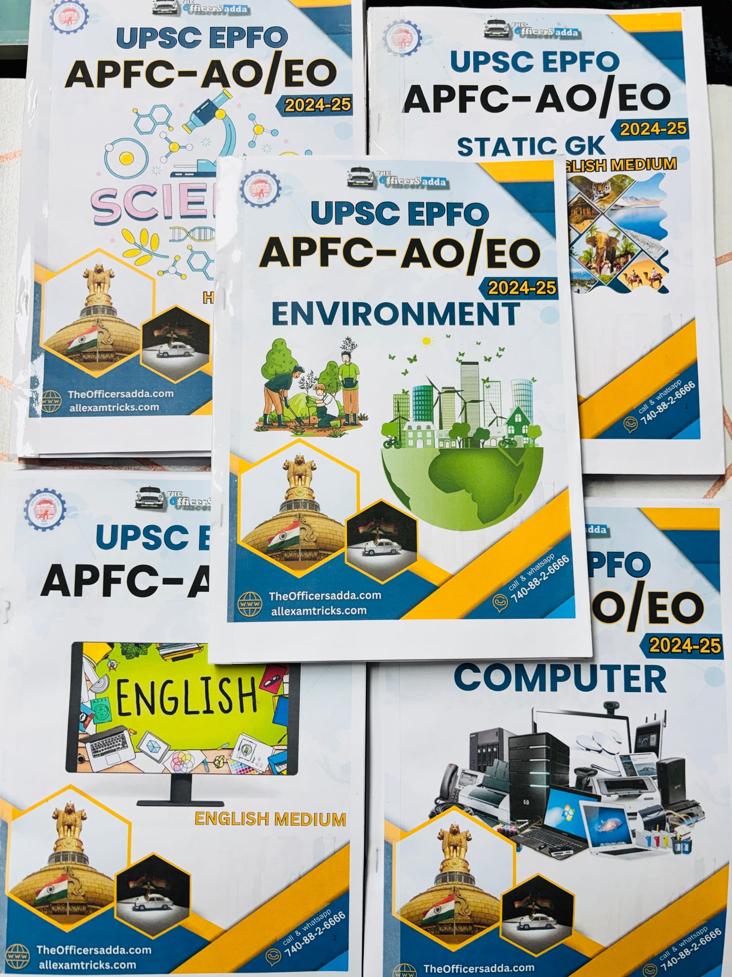 Officers Adda EPFO Complete Notes in English | 18 Booklets