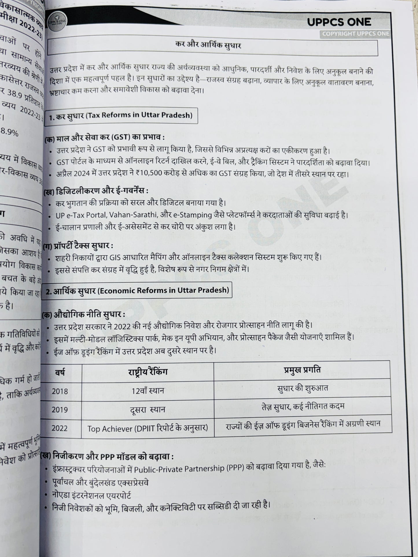 UPPCS One Mains Test Series Notes 2025 (Hindi) | 8 Tests - Hindi Medium