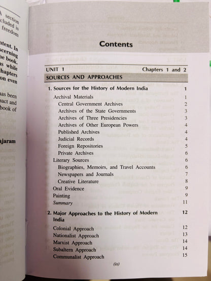 Modern History Spectrum Book in English - Latest Edition (100% Original Book)