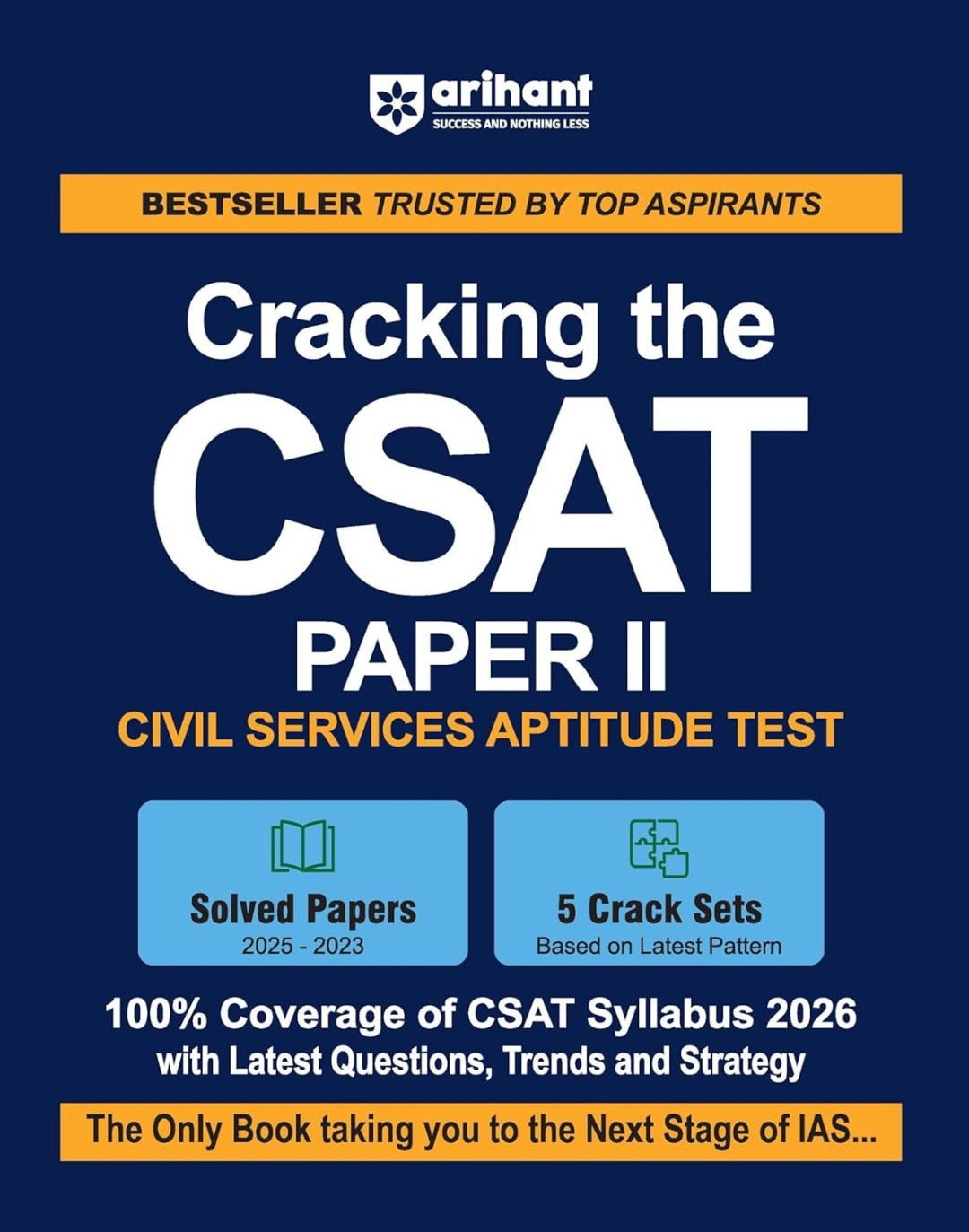 Arihant CSAT Book (English Medium) | Best UPSC CSAT Book For Prelims | (100% Original Book)