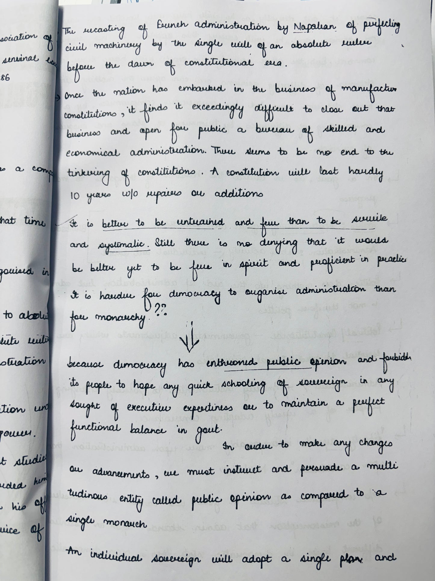 Lukmaan IAS Public Administration Optional Handwritten Notes | Best Public Administration Notes for UPSC | 4 Booklets- English