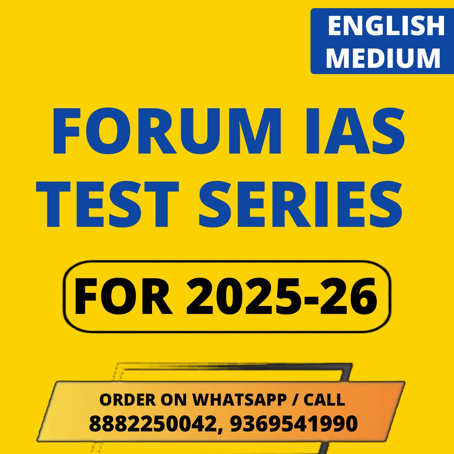 Forum IAS Prelims Test Series in English (38 Tests)