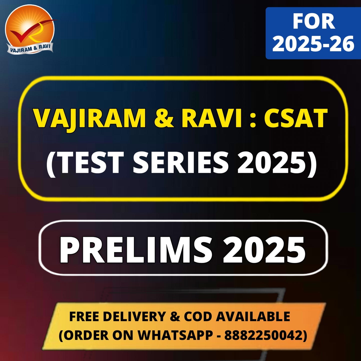 Vajiram CSAT Test Series in English (9 Tests)