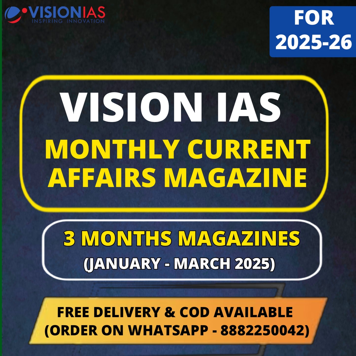 Vision IAS Monthly Magazine in English (January-March 2025)