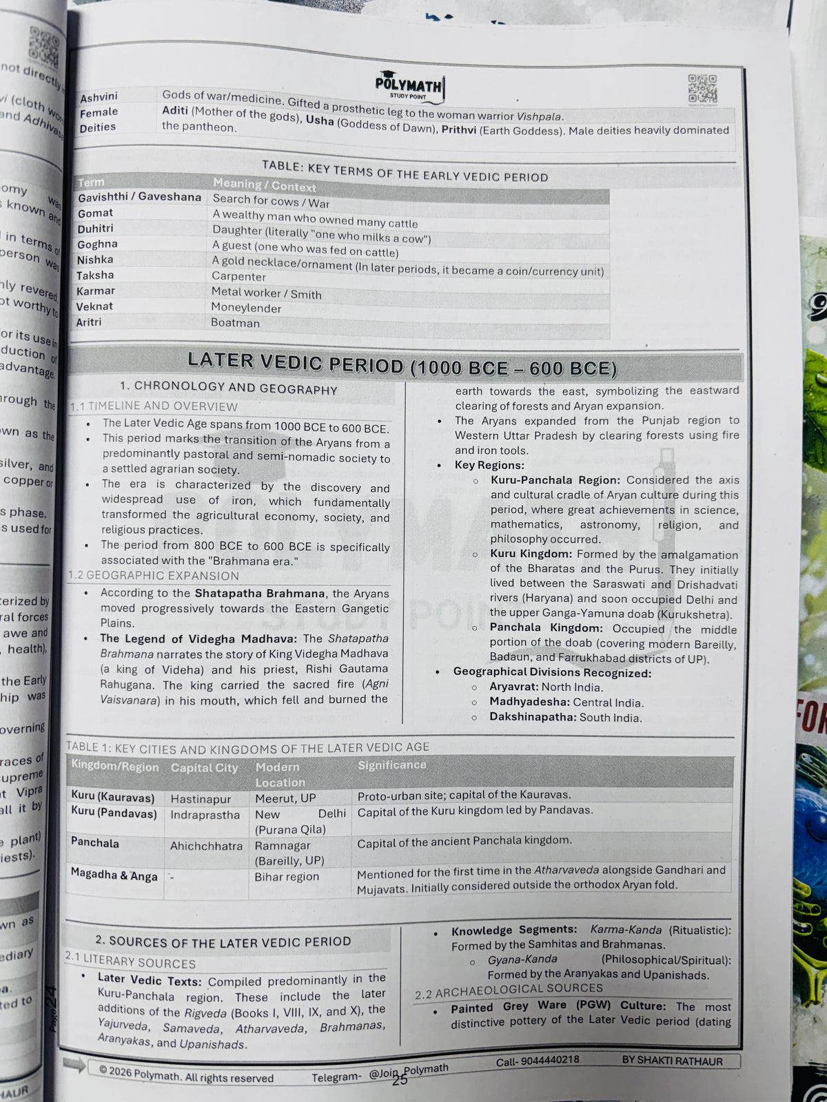 Polymath Adhigam Series for UPPCS Prelims 2026 – 14 Books Complete Set by Shakti Rathaur (English Medium)