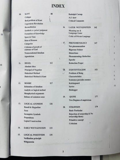 Mitra IAS Philosophy Optional Notes in English | Best Philosophy Notes for UPSC IAS | 4 Booklets - English Medium
