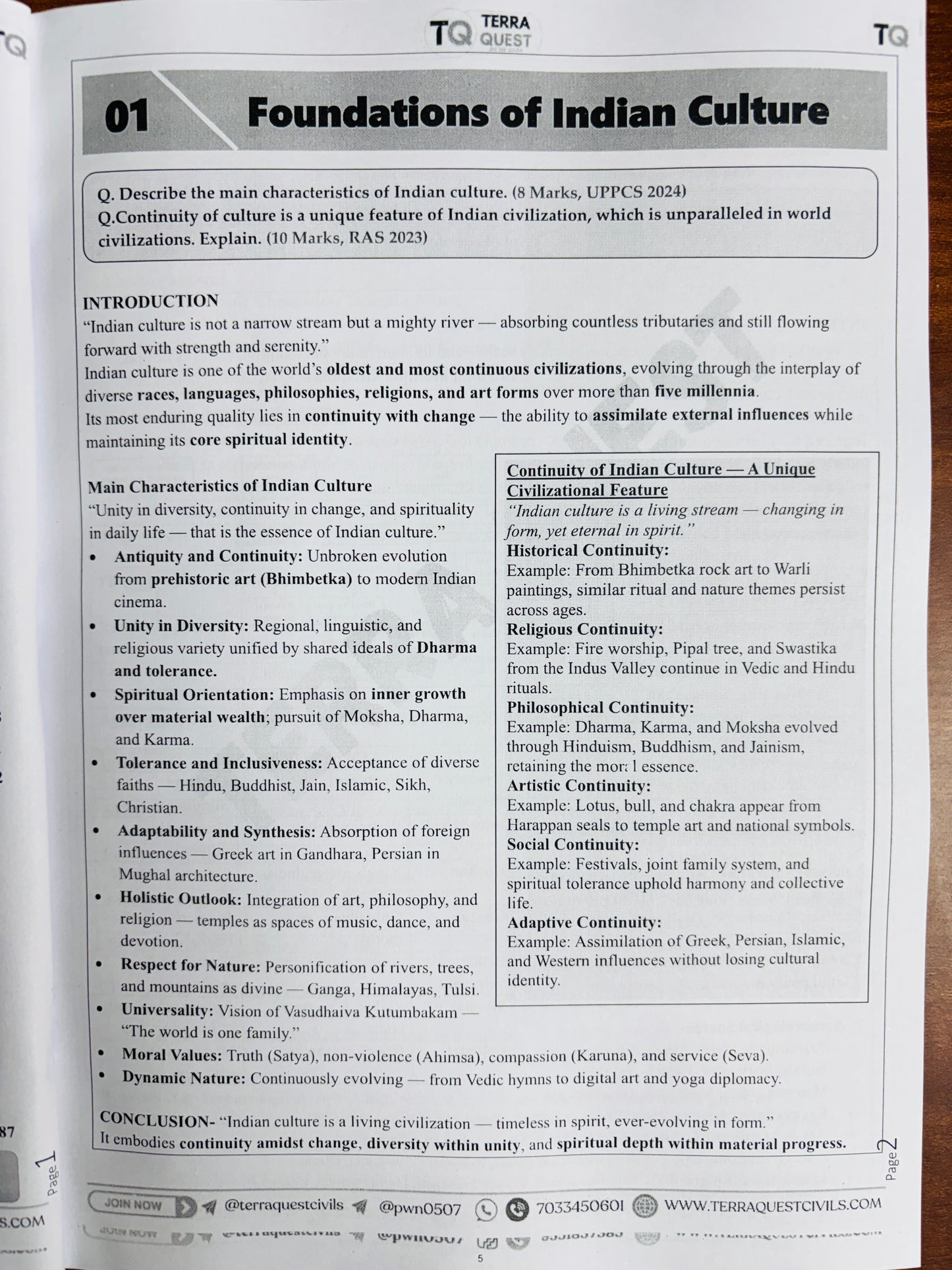 Terra Quest "Prelims+Mains" Complete Study Material For UPPCS 2026 (English)| Complete Notes for UPSC, UPPCS, BPSC, HPSC, UKPSC (14 Books)