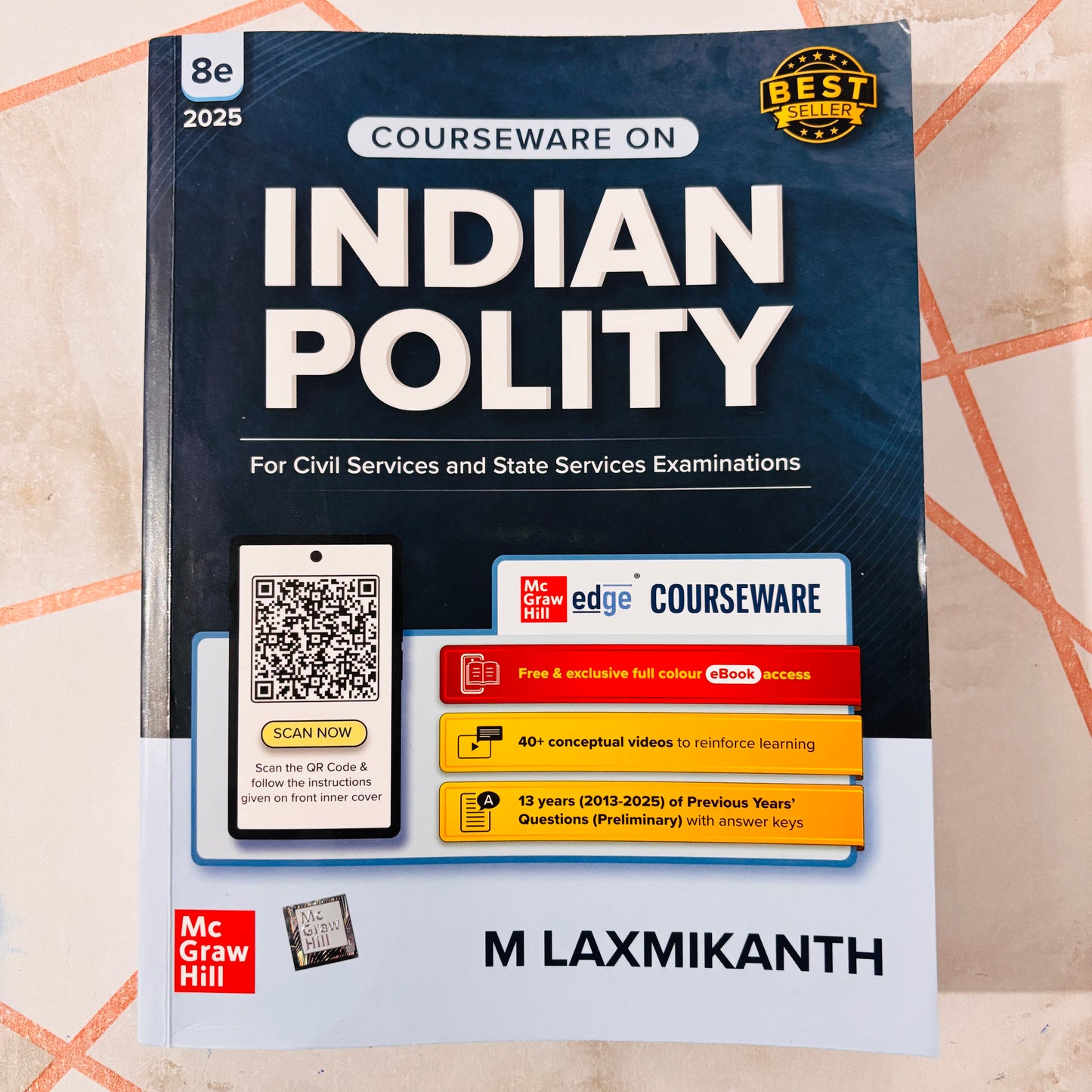 Laxmikanth Polity Book in English - Latest 8th Edition (100% Original Book)