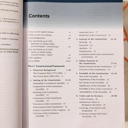 Laxmikanth Polity Book in English - Latest 8th Edition (100% Original Book)