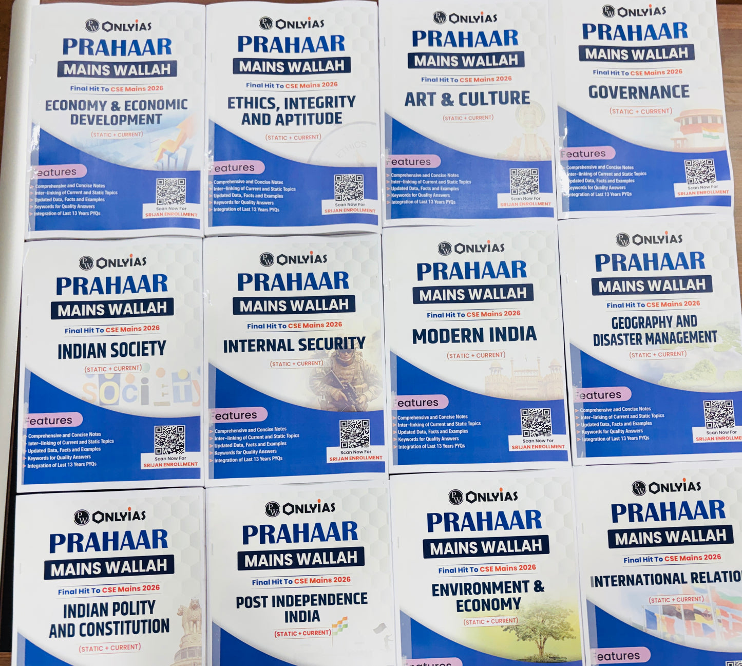 PW Only IAS Prahaar Notes 2026 | Best UPSC Mains Notes | 15 Booklets - English Medium