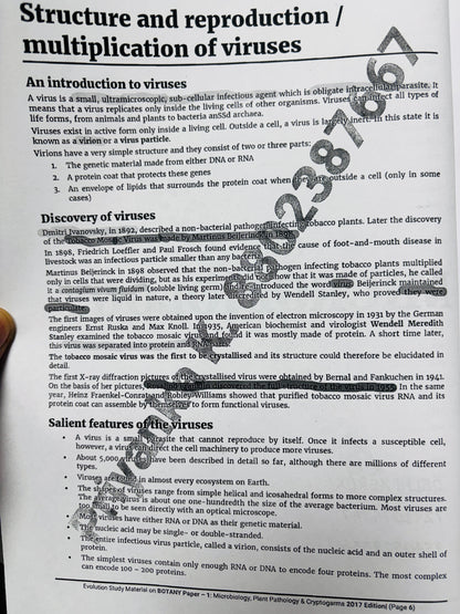 Evolution Botany Optional Notes | Best Botany Optional Notes for UPSC | 15 Booklets - English
