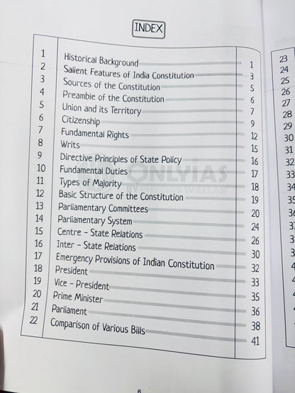 PW Only IAS Prelims Mindmaps | 6 Booklets - English Medium