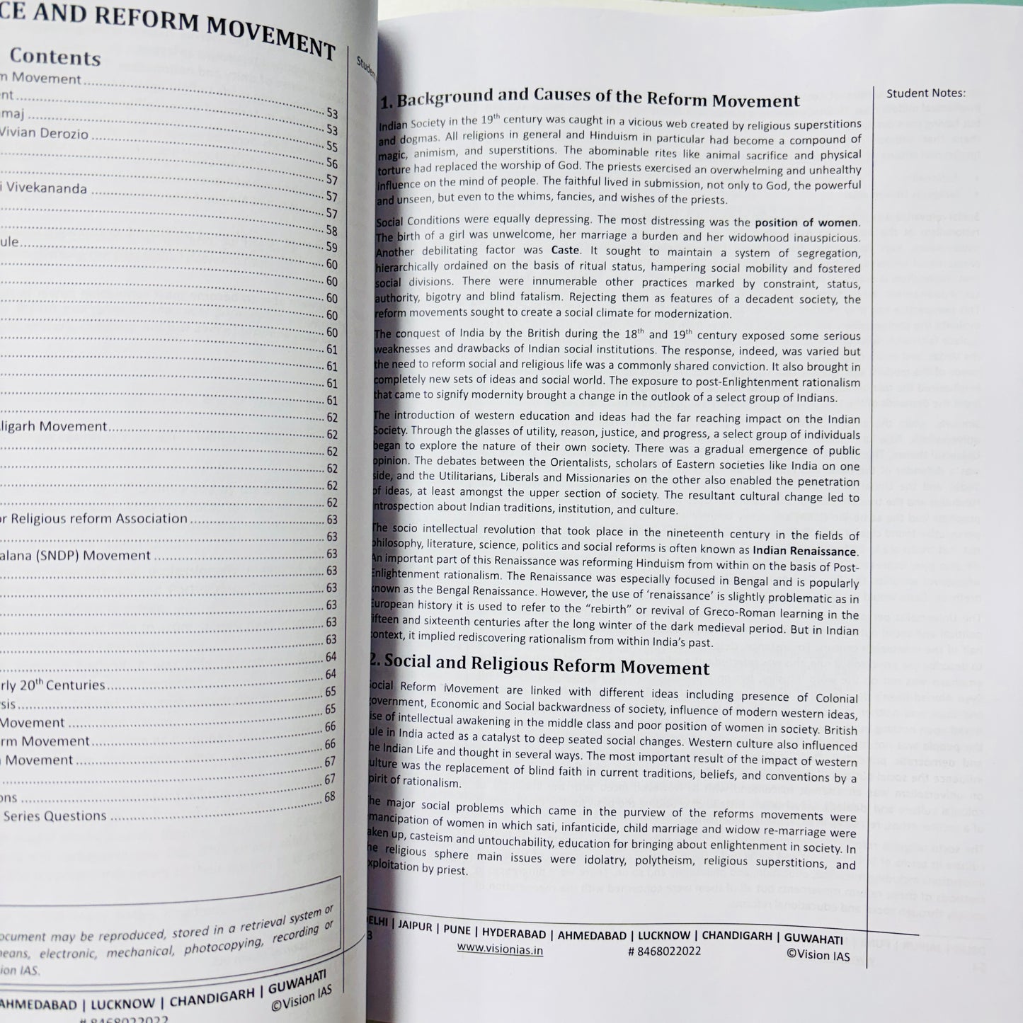 Vision IAS Complete Notes 2026 (Prelims+Mains+VAM)| Best UPSC Notes | 53 Booklets - English Medium