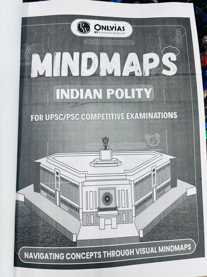 PW Only IAS Prelims Mindmaps | 6 Booklets - English Medium