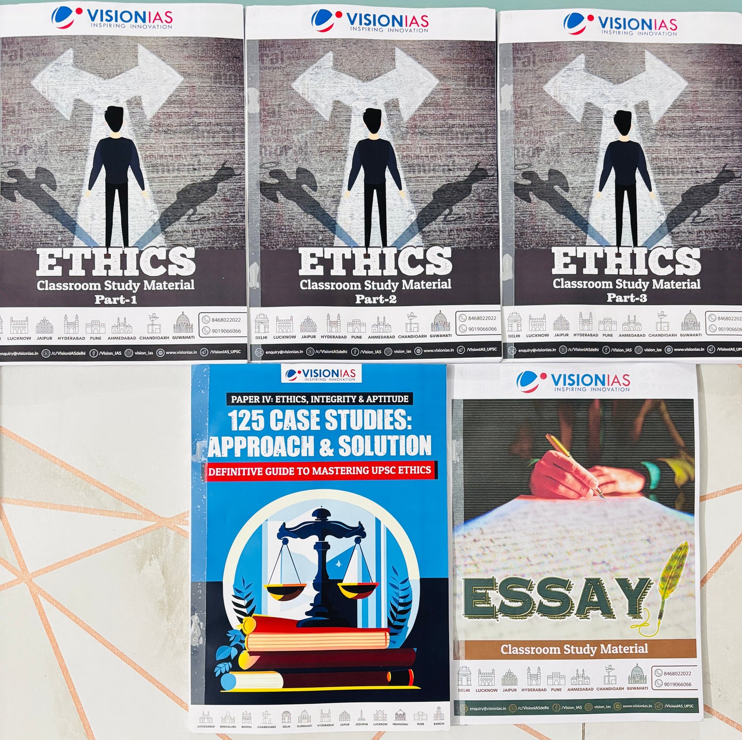 Vision IAS Complete Notes 2026 (Prelims+Mains+VAM)| Best UPSC Notes | 53 Booklets - English Medium