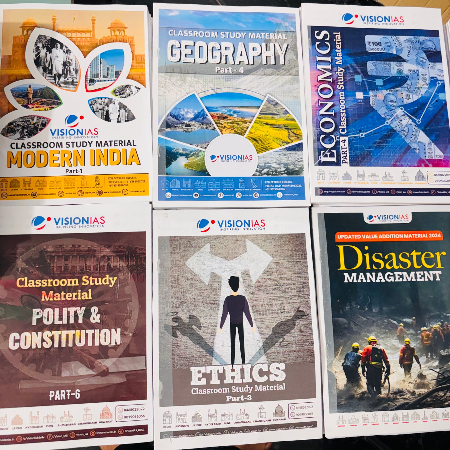 Vision IAS Complete Notes (English) | Latest 51 Booklets