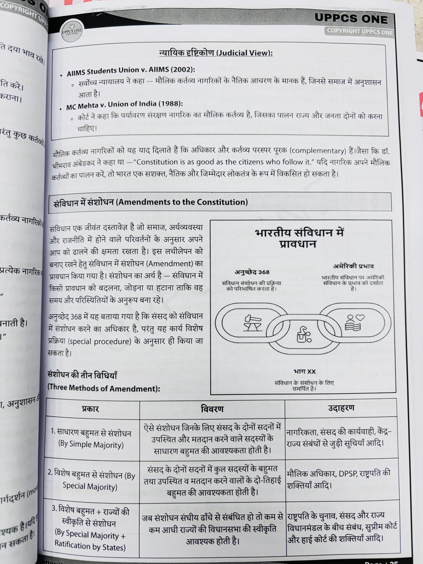 UPPCS One Mains Test Series Notes 2025 (Hindi) | 8 Tests - Hindi Medium