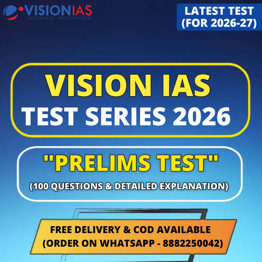 Vision IAS Prelims Test Series 2026 | 11 Tests - English Medium