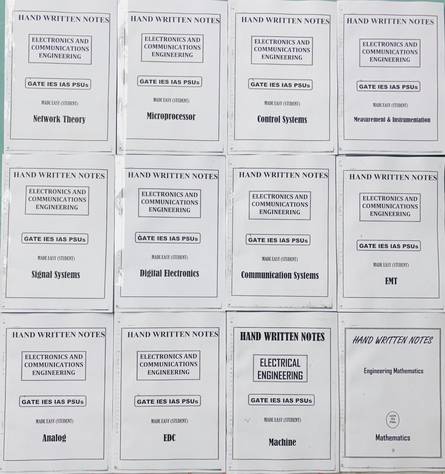 Made Easy Electrical Engineering Optional Notes | Best Electrical Engineering Optional Notes for UPSC | 12 Booklets - English