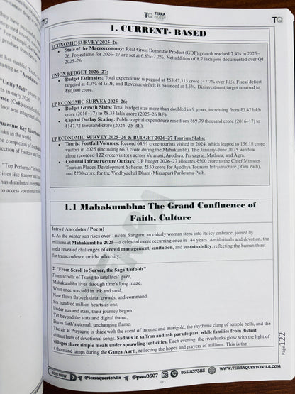Terra Quest Mains Study Material For UPPCS & UPSC 2026 (English)| Mains All Papers Notes for UPSC, UPPCS, BPSC, HPSC, UKPSC (10 Books)