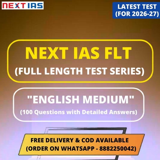 Next IAS 7 Full Length Test Series 2026 | UPSC Test Series for Prelims 2026 - English
