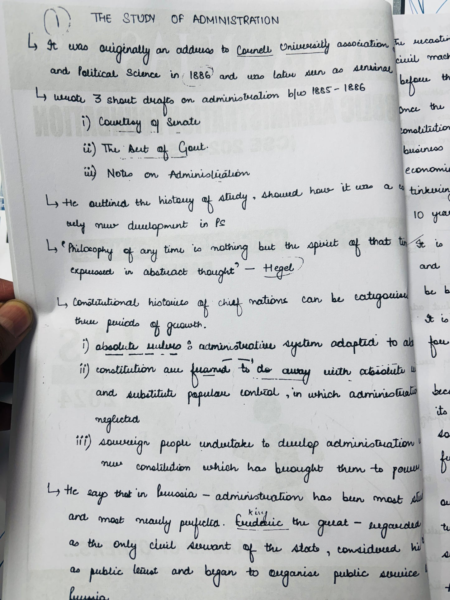Lukmaan IAS Public Administration Optional Handwritten Notes | Best Public Administration Notes for UPSC | 4 Booklets- English