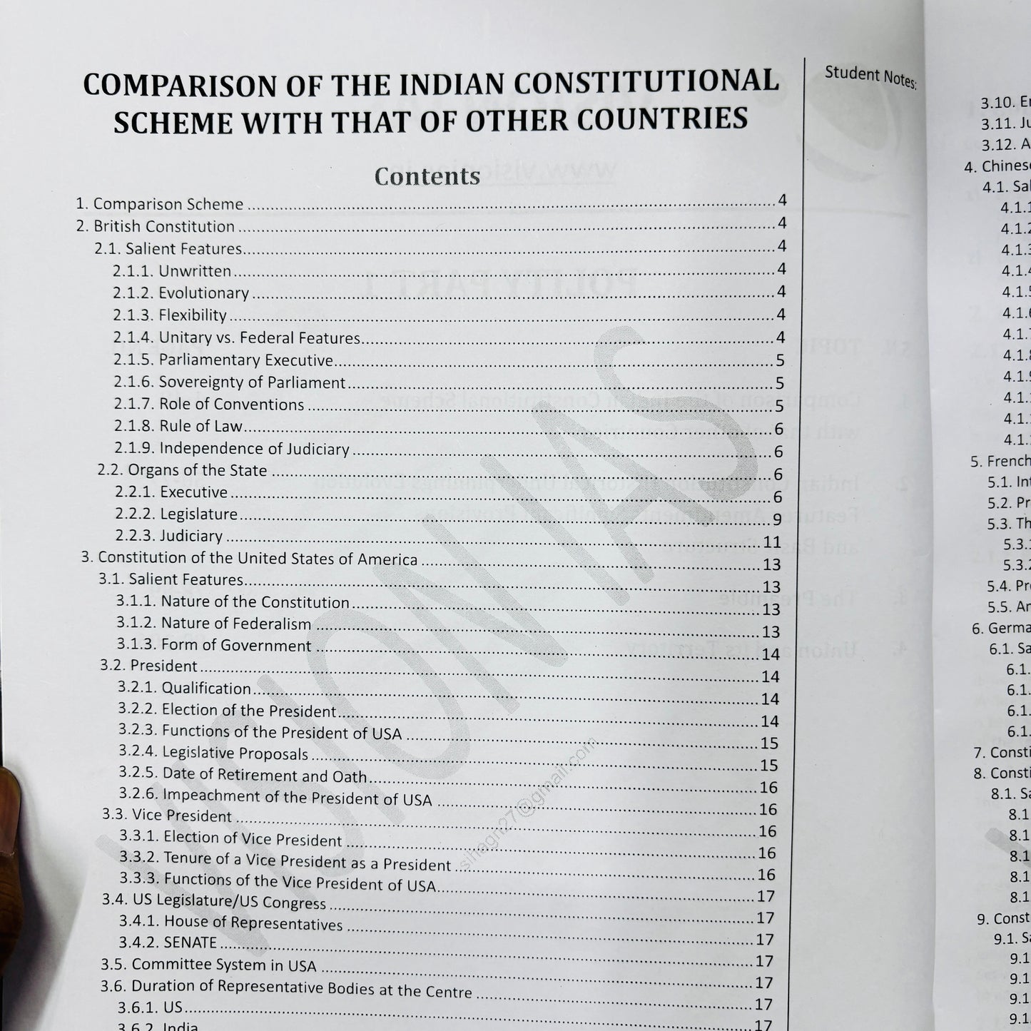 Vision IAS Notes (English) | 43 Booklets