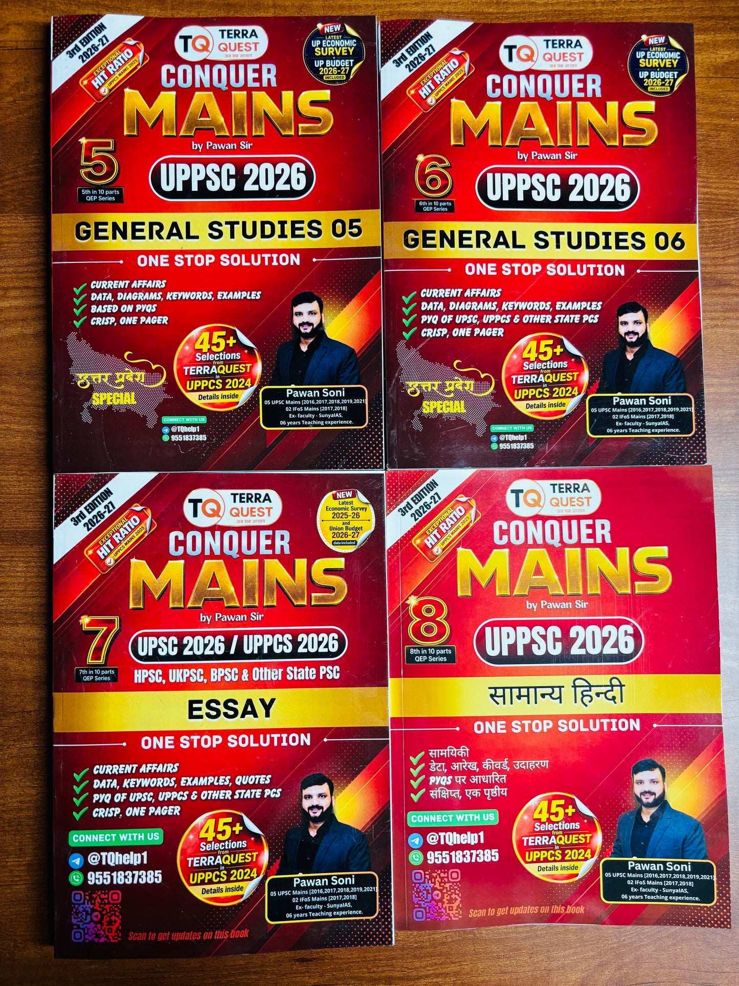 Terra Quest "Prelims+Mains" Complete Study Material For UPPCS 2026 (English)| Complete Notes for UPSC, UPPCS, BPSC, HPSC, UKPSC (14 Books)