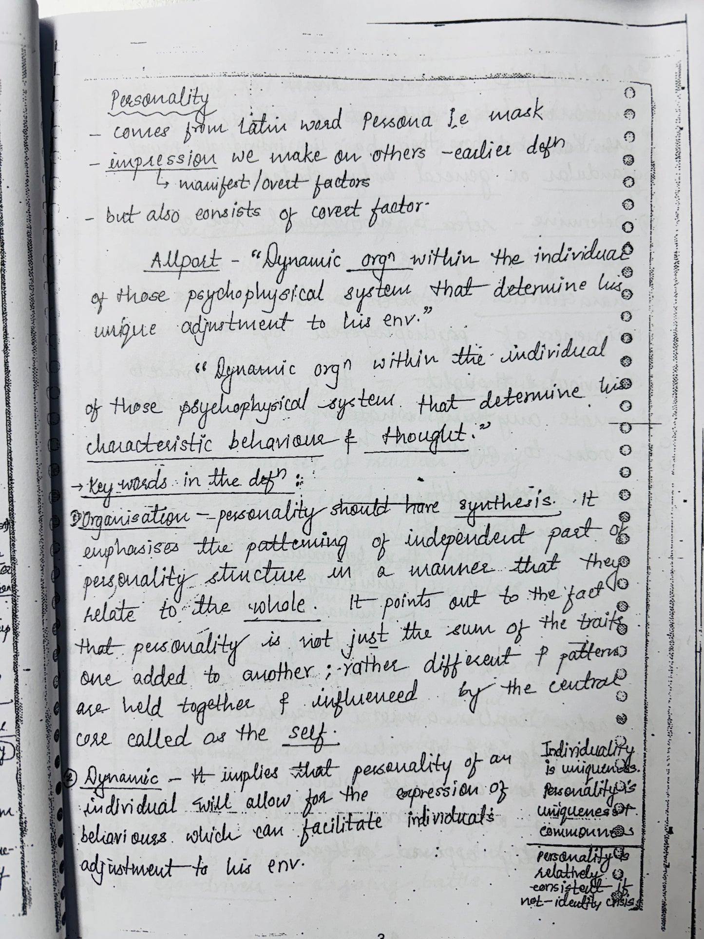 Vajiram & Ravi Mukul Pathak Psychology Optional Handwritten Notes | Best Psychology Notes for UPSC | 5 Booklets- English