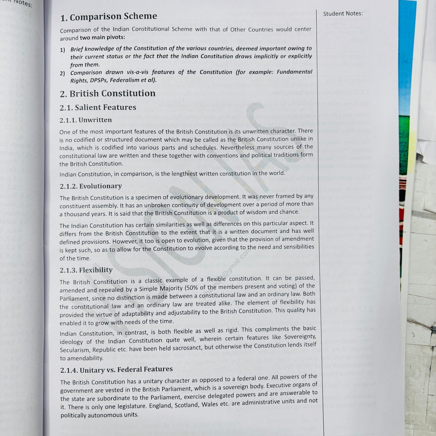 Vision IAS Notes (English) | 43 Booklets