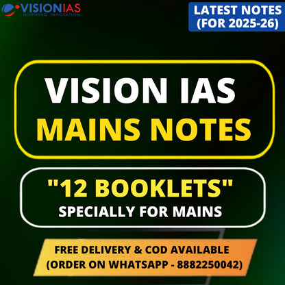 Vision IAS Mains VAM Notes (English) | Latest 12 Booklets