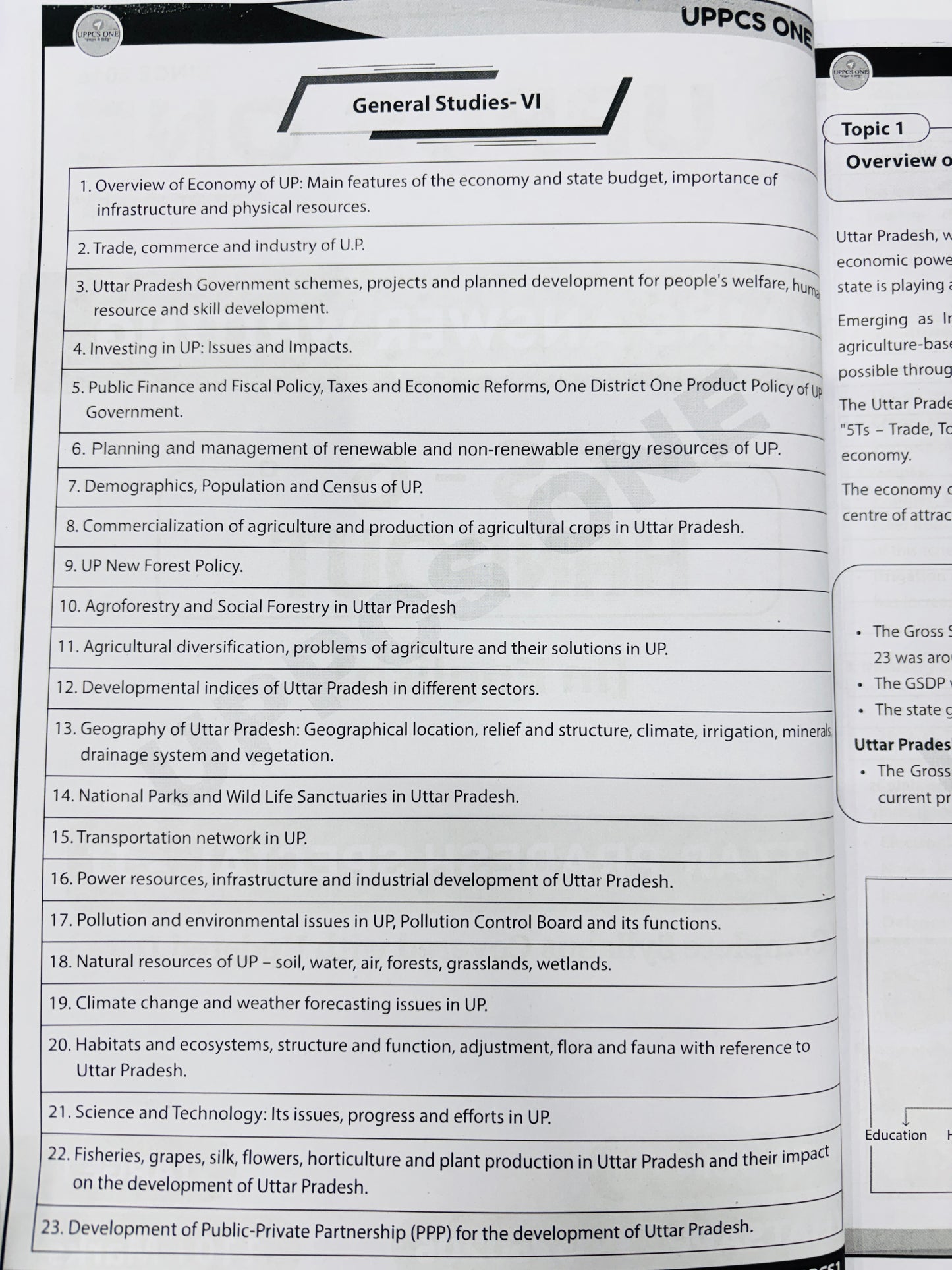UPPCS One : UPPCS Mains Notes (English)| Best UPPCS Notes 2026 | 6 Latest Booklets