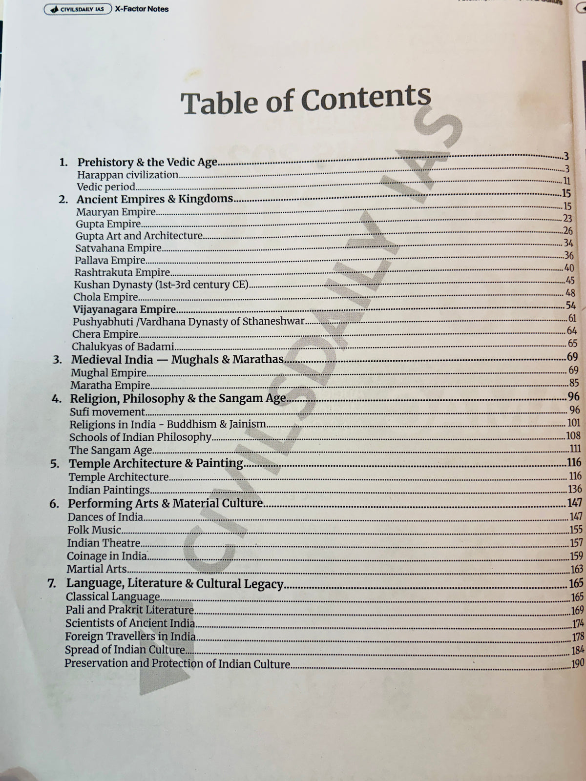 Civilsdaily X-Factor Notes for UPSC Mains 2027 – 16 Booklets Complete Set (English Medium)