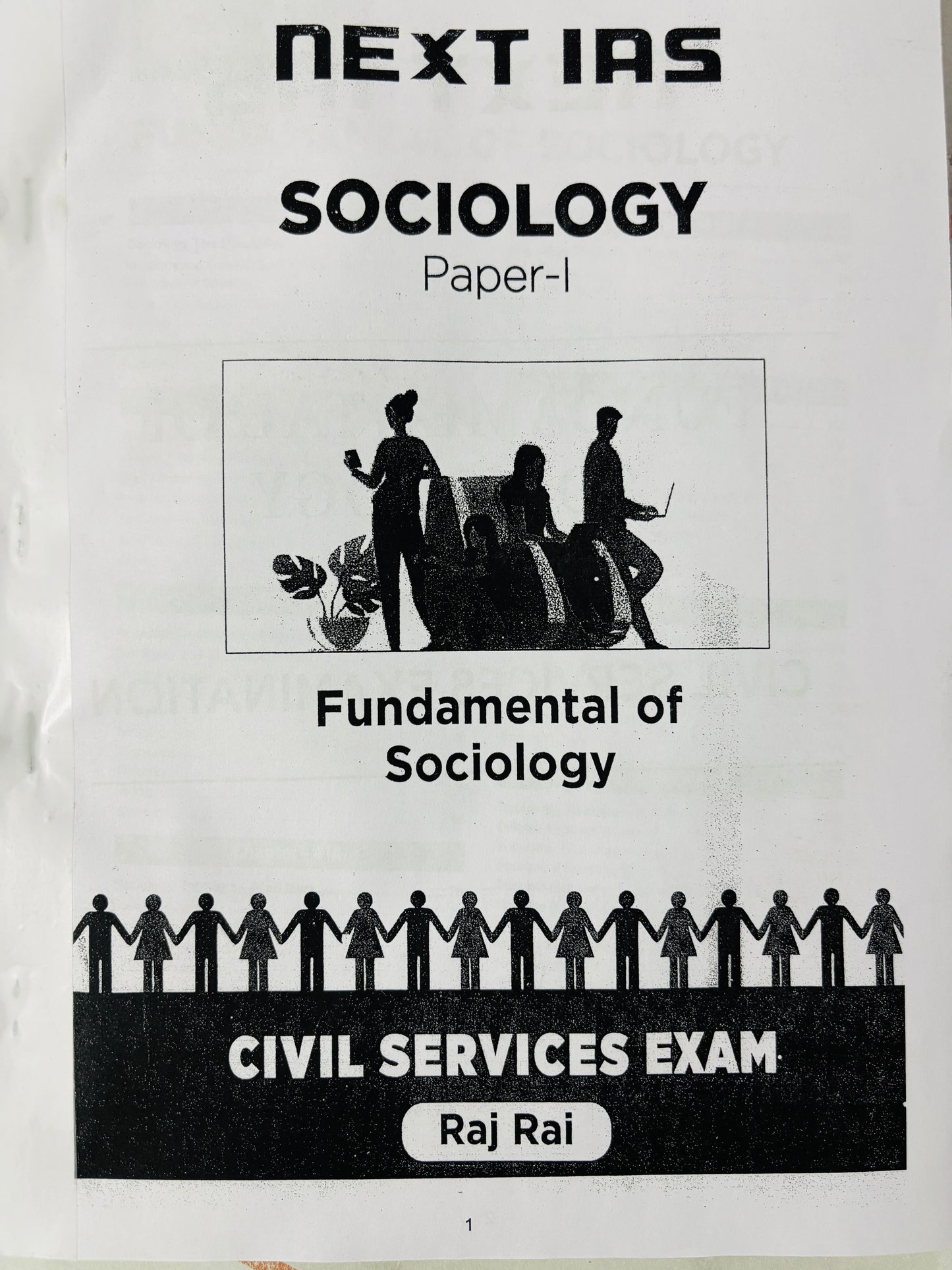 Next IAS Raj Rai Sir Sociology Optional Notes in English | 2 Booklets (Printed)