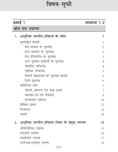 Modern History Spectrum Book in Hindi - Latest Edition (100% Original Book)