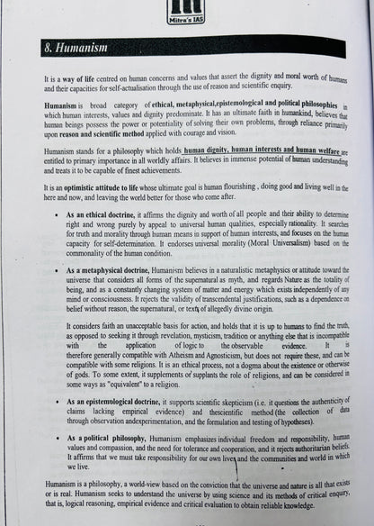 Mitra IAS Philosophy Optional Notes in English | Best Philosophy Notes for UPSC IAS | 4 Booklets - English Medium