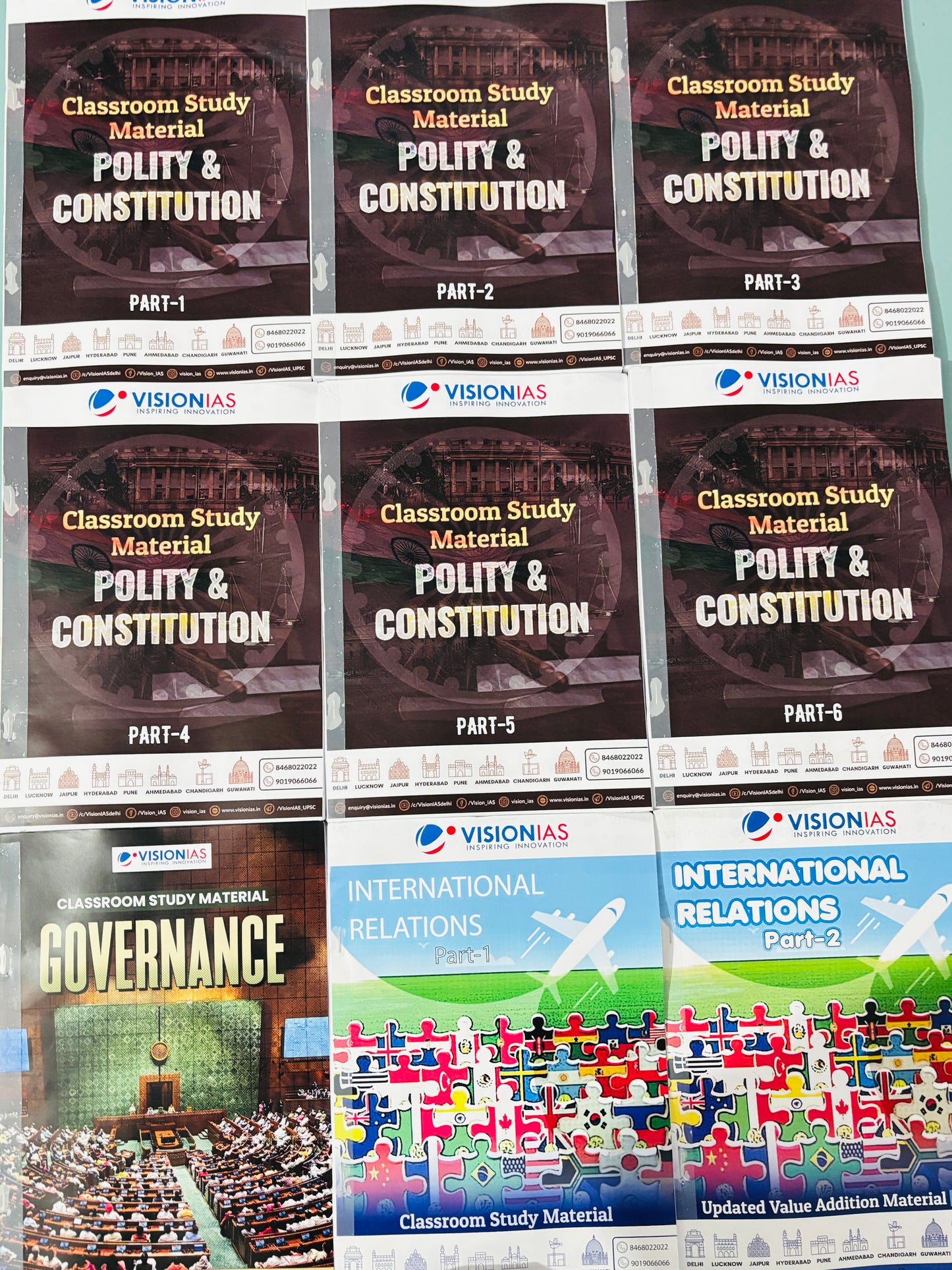 Vision IAS Complete Notes 2026 (Prelims+Mains+VAM)| Best UPSC Notes | 53 Booklets - English Medium