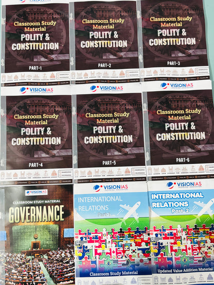 Vision IAS Complete Notes 2026 (Prelims+Mains+VAM)| Best UPSC Notes | 53 Booklets - English Medium