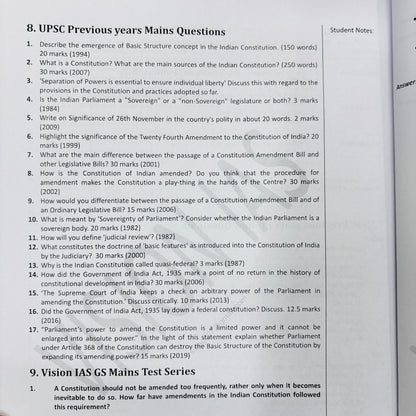 Vision IAS Notes (English) | 43 Booklets