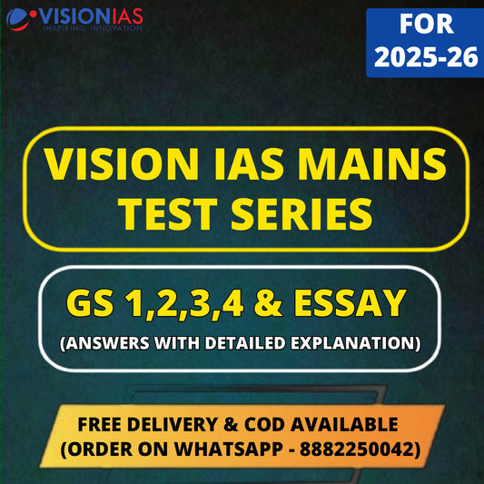 Vision IAS Mains Test Series in English (20 Tests)