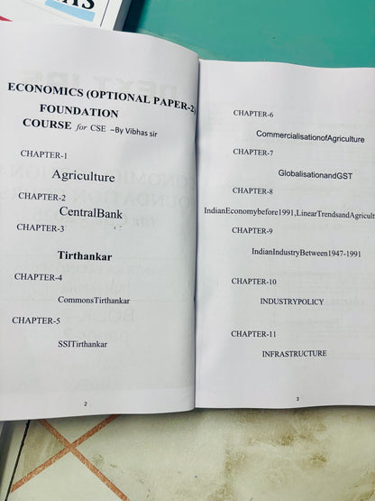 Next IAS Vibhas Jha Sir Economy Optional Notes | Best Economy Optional Notes for UPSC | 2 Booklets- English