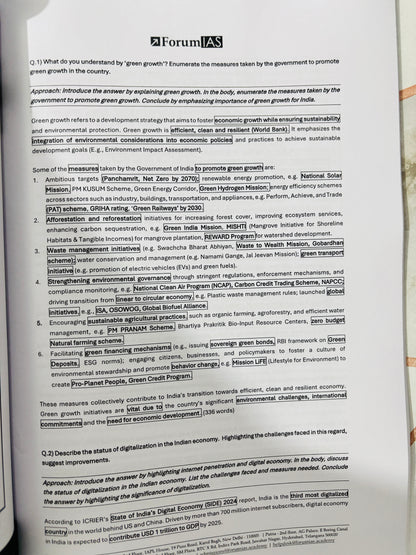 Forum IAS Mains Test Series in English (30 Tests)